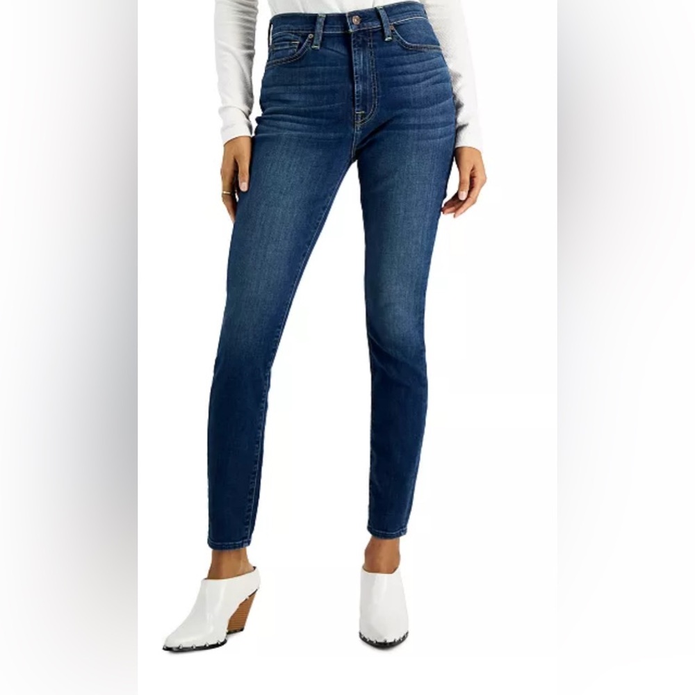 7 For All Mankind HIGH WAIST ANKLE GWENEVERE SKINNY JEANS